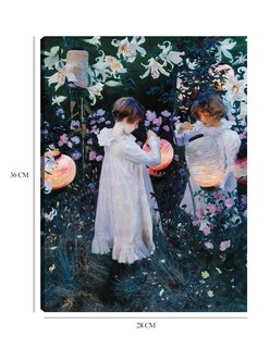 Foto 6 | Foto 6 | Cuadro Decorativo - Clavel, Lirio, Lirio, Rosa (1885)- John Singer Sargent - Fotografía - 28x36 -impresión En Lienzo-fine Art Tj