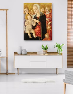 Foto 5 | Foto 5 | Cuadro Decorativo - Virgen Y El Niño Con Ángeles Y Querubines, C. 1460/1465- Matteo Di Giovanni - 77x102 - Fine Art Tj
