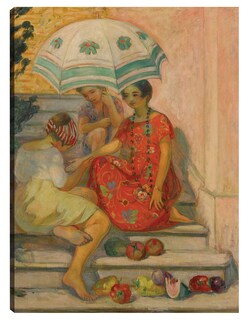 Foto 1 | Foto 1 | Cuadro Decorativo - El Diseño De Buena Aventura, Sainte-maxime (1914)- Henri Lebasque - Fotografía - 28x36 - Fine Art Tj
