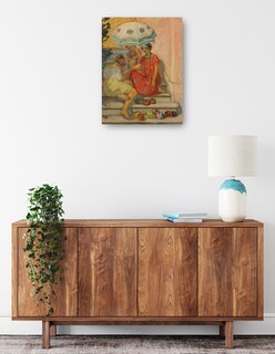 Foto 2 | Foto 2 | Cuadro Decorativo - El Diseño De Buena Aventura, Sainte-maxime (1914)- Henri Lebasque - Fotografía - 28x36 - Fine Art Tj