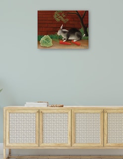 Foto 4 | Foto 4 | Cuadro Decorativo - La Comida Del Conejo (le Repas Du Lapin) (1908)- Henri Rousseau - Abstracto - 46x61 - Fine Art Tj