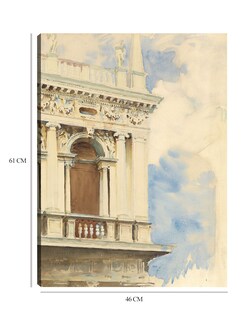 Foto 6 | Foto 6 | Cuadro Decorativo - Un Rincón De La Biblioteca De Venecia (1904-1907)- John Singer Sargent - Ciudades - 46x61 - Fine Art Tj