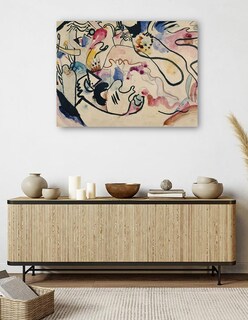 Foto 5 | Foto 5 | Cuadro Decorativo - Aquarell Nr. 8 &,#39,etiqueta Jüngster&,#39, (1911)- Wassily Kandinsky - 46x61 - Fine Art Tj