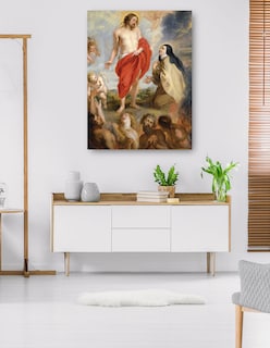 Foto 5 | Foto 5 | Cuadro Decorativo - Santa Teresa De Ávila Intercediendo Por Las Almas Del Purgatorio- Peter Paul Rubens - 69x92 - Fine Art Tj