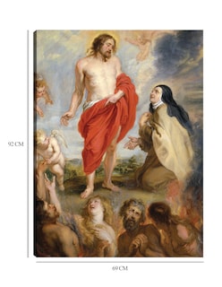 Foto 6 | Foto 6 | Cuadro Decorativo - Santa Teresa De Ávila Intercediendo Por Las Almas Del Purgatorio- Peter Paul Rubens - 69x92 - Fine Art Tj