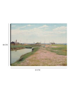 Foto 6 | Foto 6 | Cuadro Decorativo - El Río Y El Puerto De Frederiksværk (1900)- Laurits Andersen Ring - Religión - 46x61 - Fine Art Tj