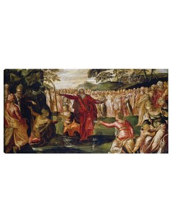 Foto 1 | Foto 1 | Cuadro Decorativo - Moisés Golpeando La Roca (ca. 1555 – 1570)- Jacopo Tintoretto - Religión - 46x89 - Fine Art Tj