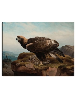 Foto 1 | Foto 1 | Cuadro Decorativo - Águila Real Al Borde De Un Acantilado (1880)- Ferdinand Von Wright - Religión - 46x61 - Fine Art Tj