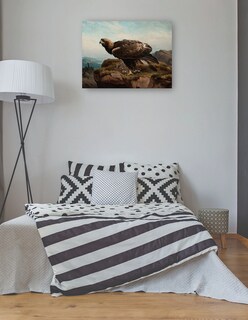 Foto 3 | Foto 3 | Cuadro Decorativo - Águila Real Al Borde De Un Acantilado (1880)- Ferdinand Von Wright - Religión - 46x61 - Fine Art Tj