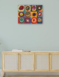Foto 4 | Foto 4 | Cuadro Decorativo - Cuadrado Con Anillos Konzentrischen (1913)- Wassily Kandinsky - Abstracto - 69x92 - Fine Art Tj