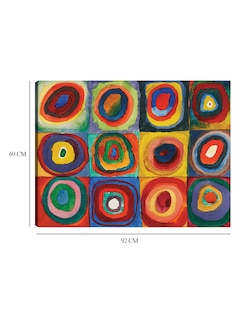 Foto 6 | Foto 6 | Cuadro Decorativo - Cuadrado Con Anillos Konzentrischen (1913)- Wassily Kandinsky - Abstracto - 69x92 - Fine Art Tj