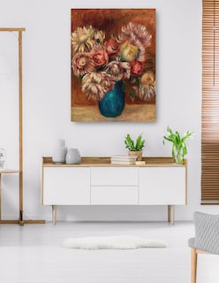 Foto 5 | Foto 5 | Cuadro Decorativo - Flores En Un Jarrón Verde (c. 1912)- Pierre-auguste Renoir - Floral - 69x92 - Fine Art Tj