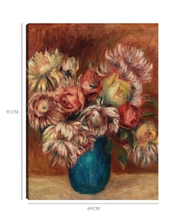 Foto 6 | Foto 6 | Cuadro Decorativo - Flores En Un Jarrón Verde (c. 1912)- Pierre-auguste Renoir - Floral - 69x92 - Fine Art Tj