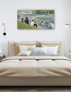 Foto 5 | Foto 5 | Cuadro Decorativo - Bañistas (estudio Para Bañistas En Asnières) (1883-1884)- Georges Seurat - Fotografía - 46x89 - Fine Art Tj