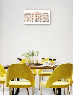Foto 3 | Foto 3 | Cuadro Decorativo - Casas Del Canal De Amsterdam En El Herengracht- Johan Teyler - Ciudades - 64x122 - Fine Art Tj