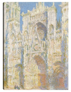 Foto 1 | Foto 1 | Cuadro Decorativo - Catedral De Rouen, Fachada Oeste, Luz Del Sol (1894)- Claude Monet - Ciudades - 77x102 - Fine Art Tj