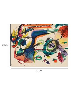 Foto 6 | Foto 6 | Cuadro Decorativo - Borrador De &,#39,composición Vii&,#39, Yo (1913)- Wassily Kandinsky - 107x143 - Fine Art Tj