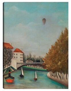 Foto 1 | Foto 1 | Cuadro Decorativo - Estudio Para La Vista Del Pont De Sèvres - Henri Rousseau - Paisaje - 28x36 - Fine Art Tj