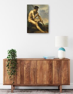 Foto 2 | Foto 2 | Cuadro Decorativo - Guerrero Desnudo Con Lanza C. 1816- Théodore Gericault - Fotografía - 69x92 -impresión En Lienzo-fine Art Tj
