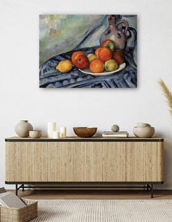 Foto 5 | Foto 5 | Cuadro Decorativo - Fruta Y Una Jarra Sobre Una Mesa (hacia 1890)- Paul Cézanne - Religión - 69x92 - Fine Art Tj
