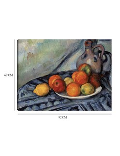 Foto 6 | Foto 6 | Cuadro Decorativo - Fruta Y Una Jarra Sobre Una Mesa (hacia 1890)- Paul Cézanne - Religión - 69x92 - Fine Art Tj