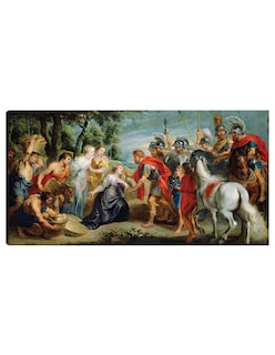 Foto 1 | Foto 1 | Cuadro Decorativo - David Conoció A Abigail (alrededor De La Década De 1620)- Peter Paul Rubens - 46x89 - Fine Art Tj