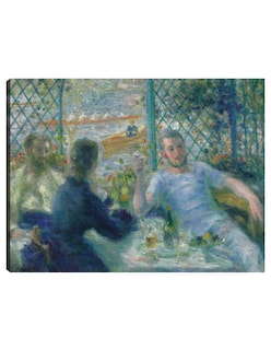 Foto 1 | Foto 1 | Cuadro Decorativo - Almuerzo En El Restaurante Fournaise (1875)- Pierre-auguste Renoir - 69x92 - Fine Art Tj