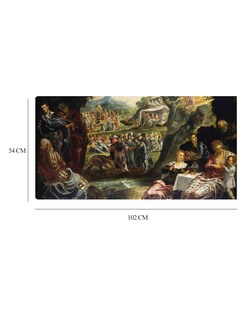 Foto 6 | Foto 6 | Cuadro Decorativo - La Adoración Del Becerro De Oro (c. 1594)- Jacopo Tintoretto - Religión - 54x102 - Fine Art Tj