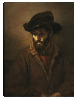 Foto 1 | Foto 1 | Cuadro Decorativo - Un Hombre Barbudo Con Sombrero (c. 1655-1660)- Rembrandt Van Rijn - Fotografía - 69x92 - Fine Art Tj