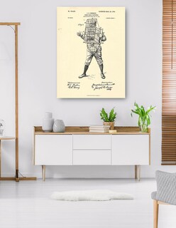 Foto 5 | Foto 5 | Cuadro Decorativo - Patente De Receptor De Béisbol, 22 De Marzo De 1904- National Archives - Frases - 46x61 - Fine Art Tj
