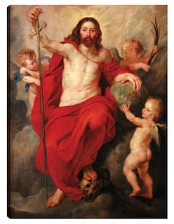 Foto 1 | Foto 1 | Cuadro Decorativo - Cristo Triunfando Sobre La Muerte Y El Pecado (hacia 1615-1616)- Peter Paul Rubens - 28x36 - Fine Art Tj
