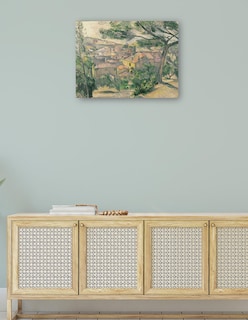 Foto 4 | Foto 4 | Cuadro Decorativo - Preciosa Vista Del Estaque A Contraluz Del Suelo- Paul Cézanne - Religión - 46x61 - Fine Art Tj