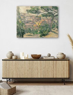 Foto 5 | Foto 5 | Cuadro Decorativo - Preciosa Vista Del Estaque A Contraluz Del Suelo- Paul Cézanne - Religión - 46x61 - Fine Art Tj