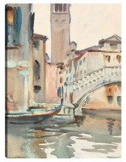 Foto 1 | Foto 1 | Cuadro Decorativo - Un Puente Y Campanario, Venecia (1902-1904)- John Singer Sargent - Ciudades - 46x61 - Fine Art Tj