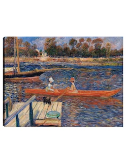 Foto 1 | Foto 1 | Cuadro Decorativo - El Sena En Argenteuil (la Seine à Argenteuil) (1888)- Pierre-auguste Renoir - Paisaje - 107x143 -fine Art Tj