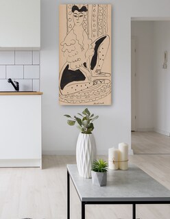 Foto 5 | Foto 5 | Cuadro Decorativo - Retrato De Janet Braguin Al Estilo De Henri Matisse - Henri Matisse - 54x102 - Fine Art Tj