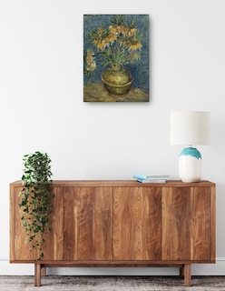 Foto 2 | Foto 2 | Cuadro Decorativo - Fritillarios Imperiales En Un Jarrón De Cobre (1887)- Vincent Van Gogh - Floral - 69x92 - Fine Art Tj