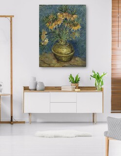 Foto 5 | Foto 5 | Cuadro Decorativo - Fritillarios Imperiales En Un Jarrón De Cobre (1887)- Vincent Van Gogh - Floral - 69x92 - Fine Art Tj