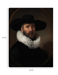 Foto 6 | Foto 6 | Cuadro Decorativo - Retrato De Dirck Jansz. Pesser (hacia 1634)- Rembrandt Van Rijn - Fotografía - 46x61 - Fine Art Tj