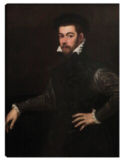 Foto 1 | Foto 1 | Cuadro Decorativo - Retrato De Un Caballero (hacia 1554)- Jacopo Tintoretto - Fotografía - 46x61-impresión En Lienzo-fine Art Tj
