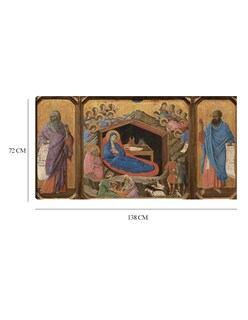 Foto 6 | Foto 6 | Cuadro Decorativo - La Natividad Con Los Profetas Isaías Y Ezequiel, 1308-1311- Duccio Di Buoninsegna - 72x138 - Fine Art Tj