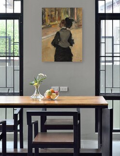 Foto 4 | Foto 4 | Cuadro Decorativo - Mujer Vista Desde Atrás (visita A Un Museo), C. 1879-1885- Edgar Degas - Fotografía - 28x36 - Fine Art Tj