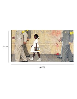 Foto 6 | Foto 6 | Cuadro Decorativo - El Problema Con El Que Todos Vivimos (ruby Bridges)- Norman Rockwell - Fotografía - 34x64 - Fine Art Tj