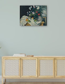 Foto 4 | Foto 4 | Cuadro Decorativo - Naturaleza Muerta Con Flores Y Frutas (entre 1888 Y 1890)- Paul Cézanne - Religión - 28x36 - Fine Art Tj
