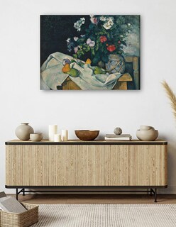 Foto 5 | Foto 5 | Cuadro Decorativo - Naturaleza Muerta Con Flores Y Frutas (entre 1888 Y 1890)- Paul Cézanne - Religión - 28x36 - Fine Art Tj