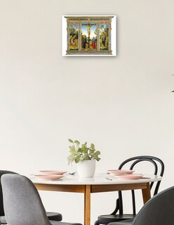 Foto 2 | Foto 2 | Cuadro Decorativo - La Crucifixión Con La Virgen, San Juan, - Pietro Perugino - 69x92 - Impresión En Lienzo - Fine Art Tj