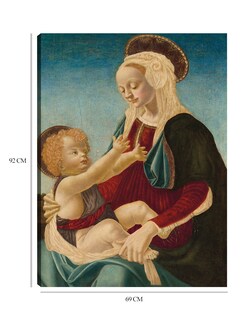 Foto 6 | Foto 6 | Cuadro Decorativo - La Virgen Y El Niño C. 1470/1480- After Andrea Del Verrocchio - Religión - 69x92 - Fine Art Tj