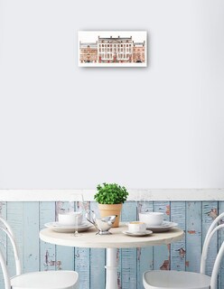 Foto 2 | Foto 2 | Cuadro Decorativo - Casas Del Canal De Amsterdam En El Herengracht 471-477- Johan Teyler - Ciudades - 72x138 - Fine Art Tj