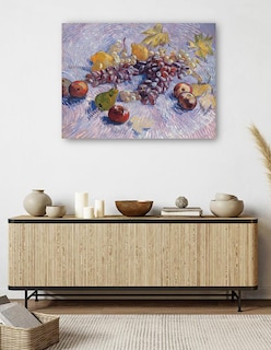 Foto 5 | Foto 5 | Cuadro Decorativo - Uvas, Limones, Peras Y Manzanas (1887)- Vincent Van Gogh - Religión - 28x36 -impresión En Lienzo-fine Art Tj