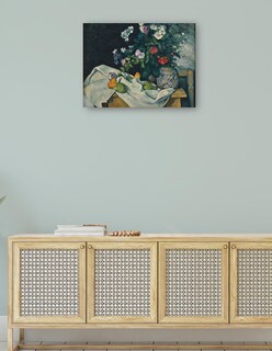 Foto 4 | Foto 4 | Cuadro Decorativo - Naturaleza Muerta Con Flores Y Frutas (entre 1888 Y 1890)- Paul Cézanne - Religión - 46x61 - Fine Art Tj